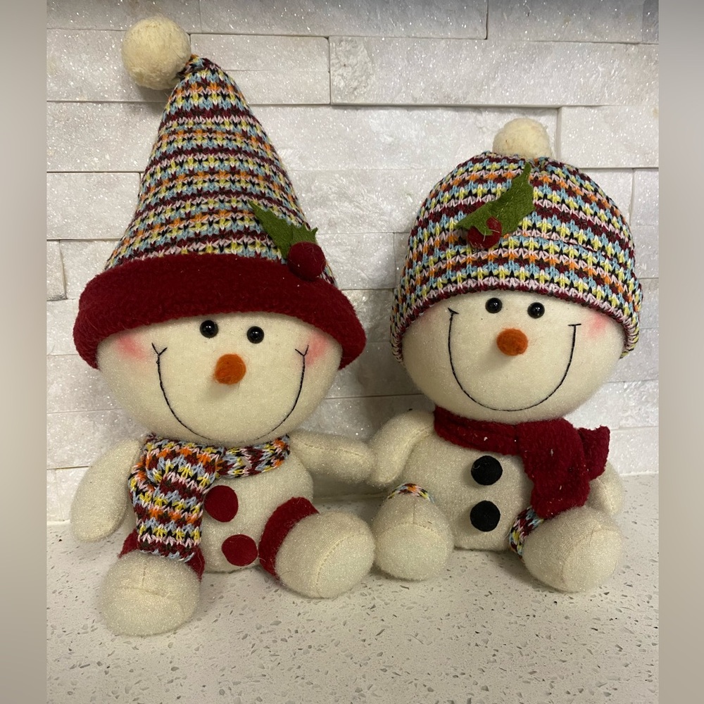 Pair of cute snowmen ⛄️